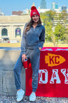 KC Vintage Wash Jogger Set : Grey