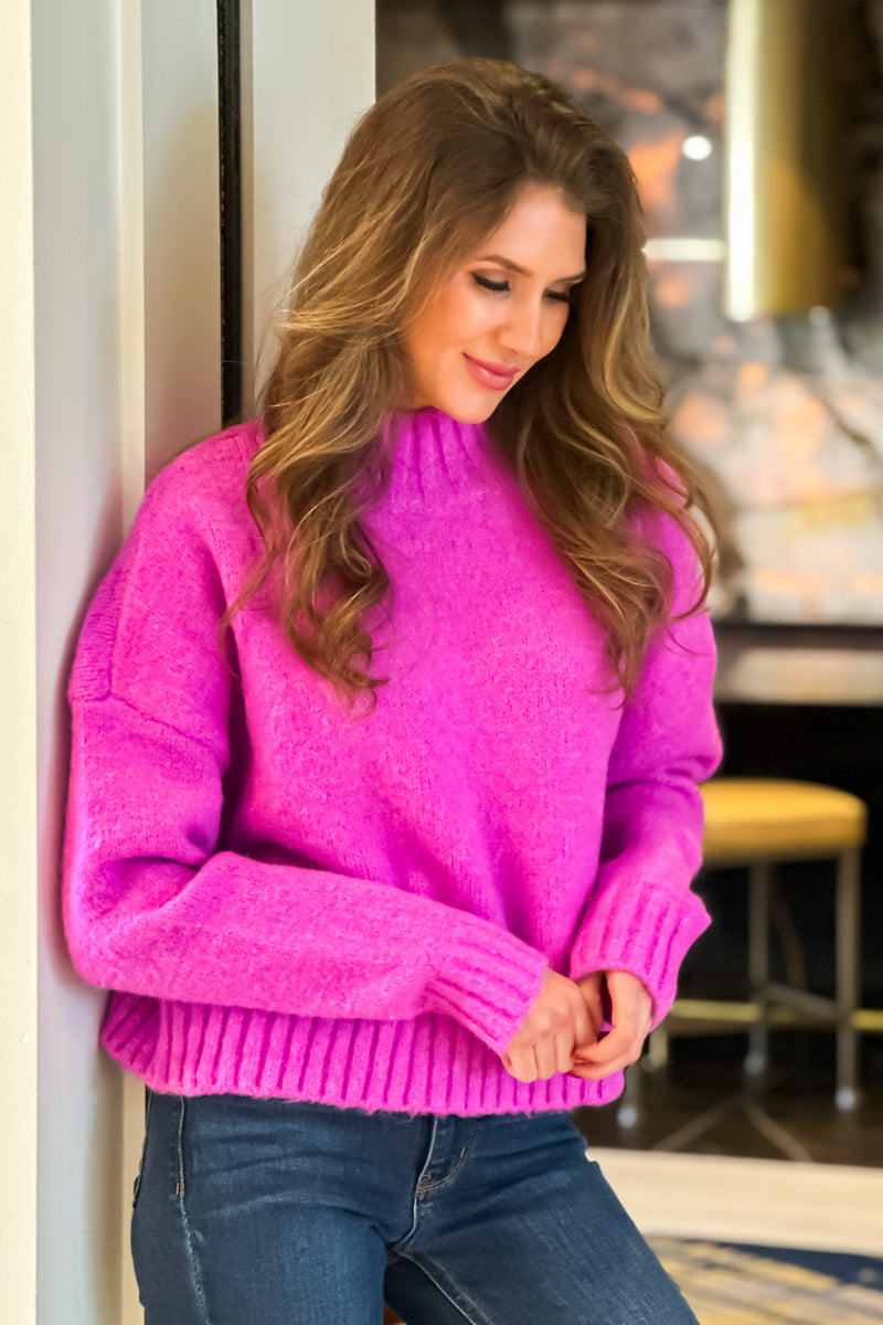 Winter Cheer Sweater : Magenta