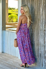 Analeah Criss Cross Back Pleating Dress : Lavender
