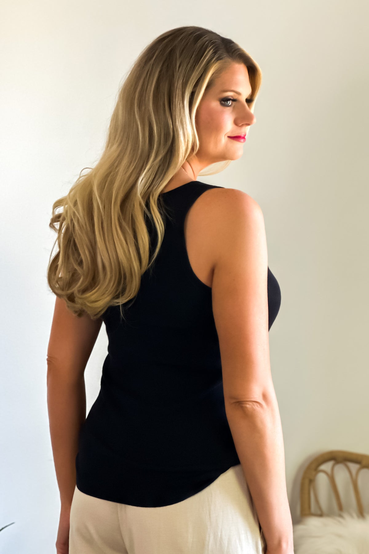 Let's Go Shopping Tank : Black