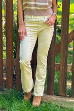 Tribal Mindy Pull On 5 Pocket Pant : Moonstone