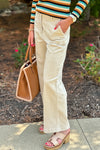 Nicky Corduroy Pants : Almond