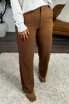 The Ella Wide Leg Pant : Camel