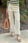 Nicky Corduroy Pants : Almond