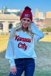 Verity Puff Kansas City Sweater : White