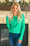 Tribal Lumen Sweater with Thumb Holes : Green