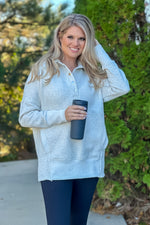 Willa Weekend Getaway Soft Long Pullover : Oatmeal