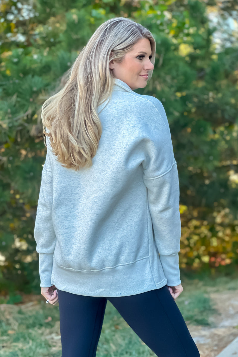 Willa Weekend Getaway Soft Long Pullover : Oatmeal