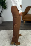 The Ella Wide Leg Pant : Camel