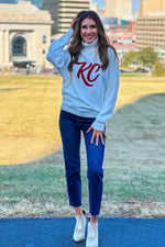 Tinley Puff Turtleneck KC Sweater : White