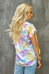 Worth The Love Blouse : Lavender/Blue