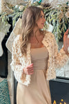 Queen of the Night Sequin Jacket : Ivory