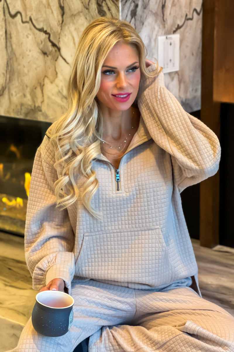Tribal Travel Day Lounge Set : Frost Grey