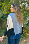 Emilia Colorblock Poncho : Multi