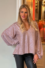 Champagne Sippin Blouse : Rose