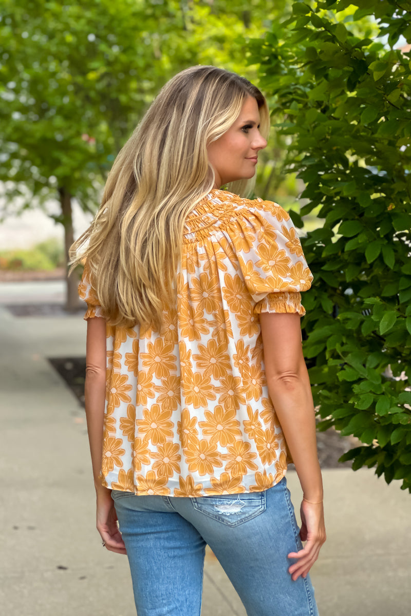 Deanna Round Neck Top : Marmalade