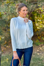 Dyanne Dolman Fine Gauge Sweater : Cream