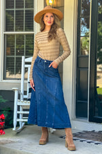 Liverpool Jamey Maxi Skirt : Woodward