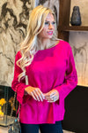 Pretty in Pink Liverpool Sweater : Hot Pink