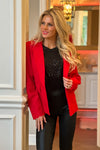 Evenings on Elm Blazer : Red