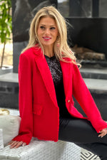 Evenings on Elm Blazer : Red