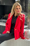 Evenings on Elm Blazer : Red