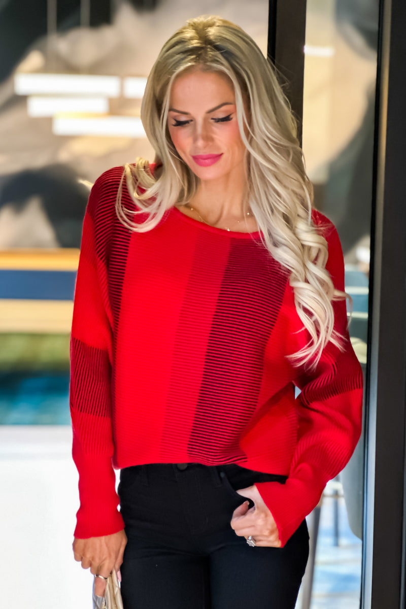 Camilla Liverpool Dolman Sweater : Red