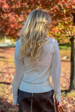 Isabel Cashmere Turtleneck Sweater : Ivory