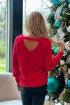 Mistletoe Kisses Merry Sweater : Red