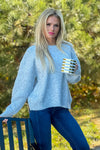 Lizza Crew Neck Sweater : Heather Grey