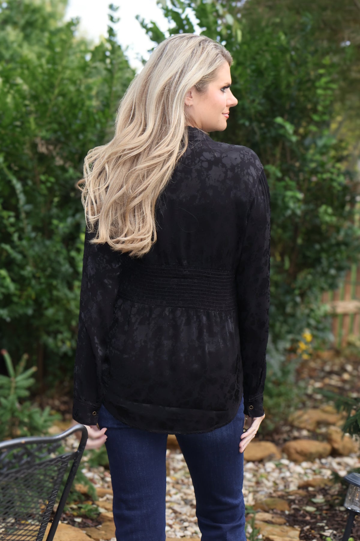 XCVI Lillia Senneca Blouse : Black