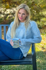 Lizza Crew Neck Sweater : Heather Grey