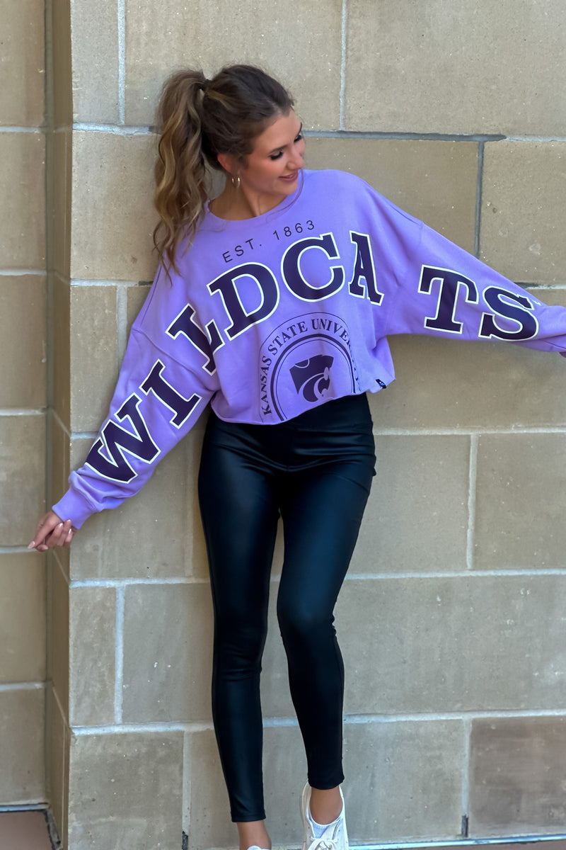 KState Phipps Split Sleeve Top : Lavender