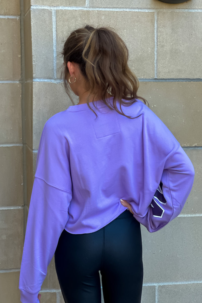 KState Phipps Split Sleeve Top : Lavender