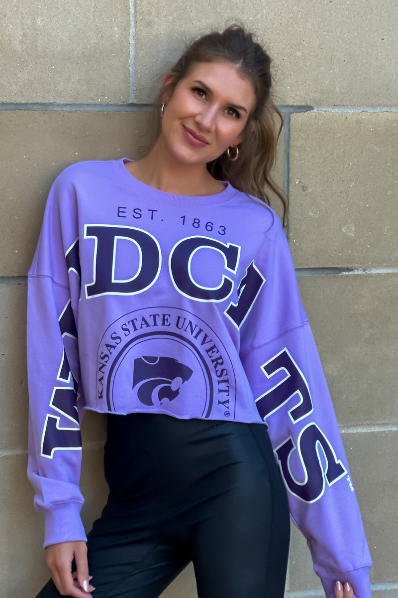 KState Phipps Split Sleeve Top : Lavender