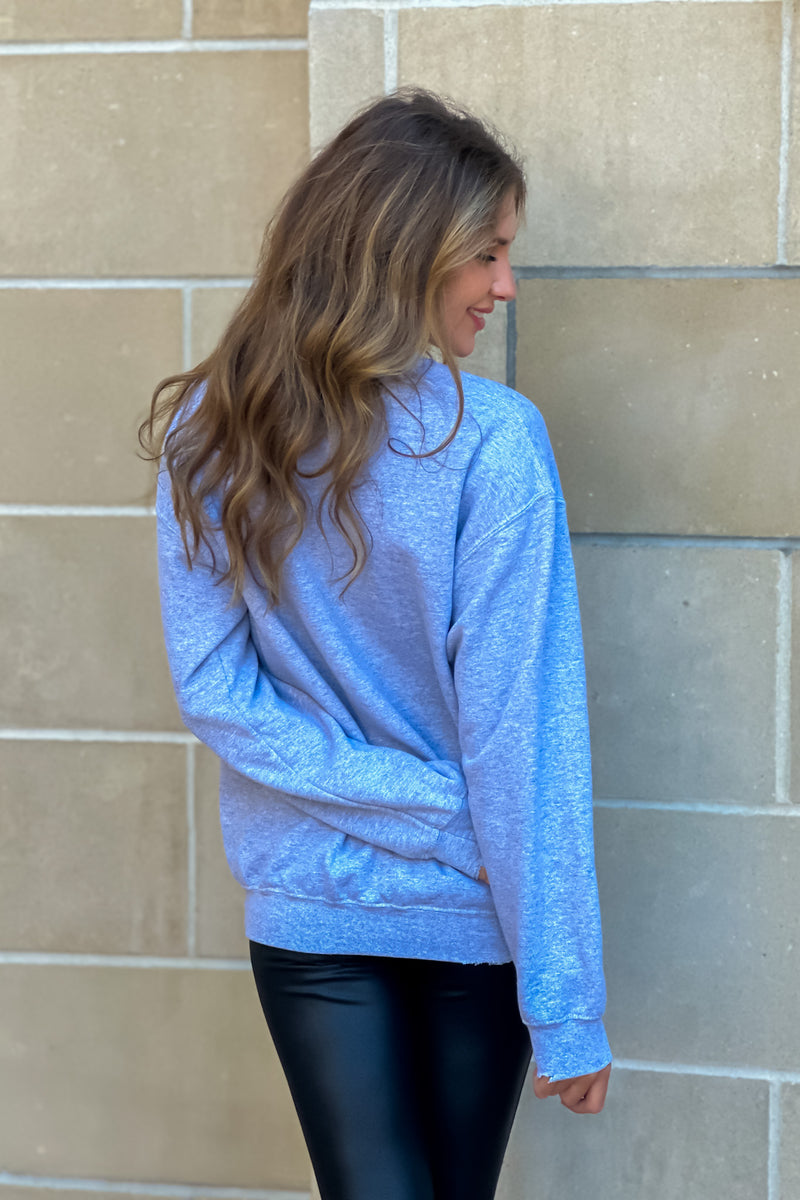 KSU Widlcats Mascot Sweatshirt : Gray