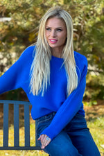 Kendi Ribbed Sweater : Blue