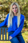 Kendi Ribbed Sweater : Blue