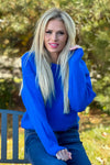 Kendi Ribbed Sweater : Blue