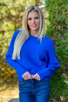 Kendi Ribbed Sweater : Blue