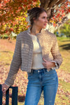 New England Quilted Puff Jacket - Taupe