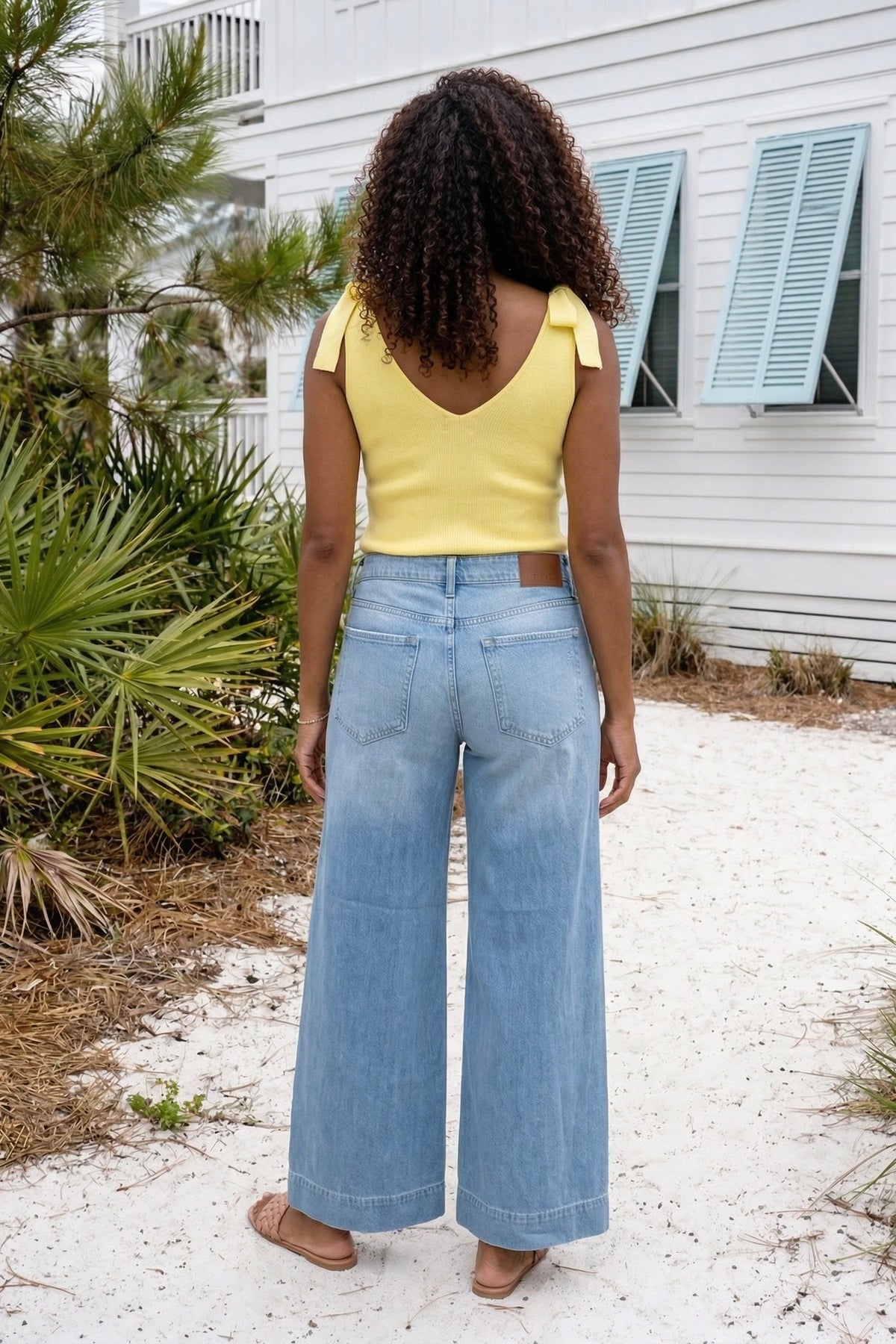 Kinsley Knit Tank Top : Yellow