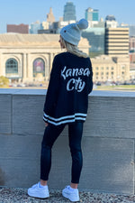 Taylor Varsity Kansas City Cardigan : Black