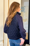 Mountain Air Sweater Sleeve Pullover : Navy