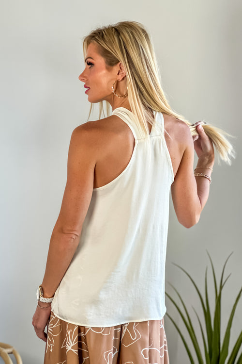 Jules Cut Out Top : Ivory