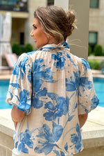 Marlow Removable Tie Blouse : Cream