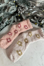 Flower Fuzzy Socks : Various