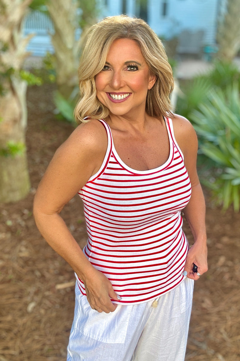 Tribal Cordelia Tank Top : Bayberry