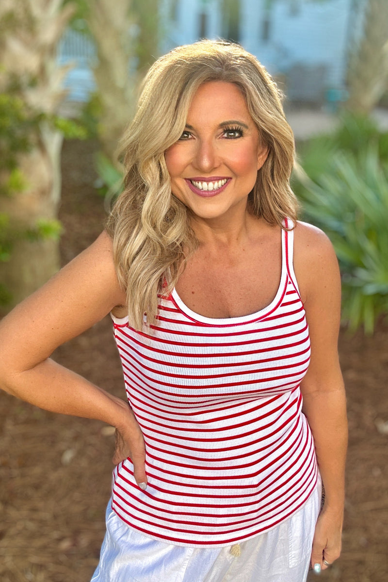 Tribal Cordelia Tank Top : Bayberry