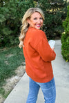 Pumpkin Spice Soft Embossed Sweatshirt : Cognac